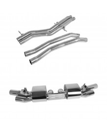 Echappement inox NOVITEC pour Lamborghini URUS SE - Ligne Cat/Fap-Back à valves