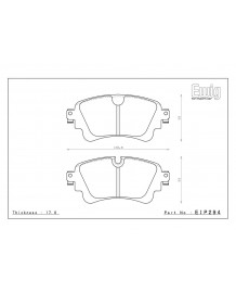 Plaquettes de freins Arrière ENDLESS MX87 pour AUDI RS4 B9 / RS5 F5 (2017+)
