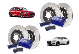 Kit Disques / Plaquettes de freins GIRODISC/ENDLESS pour AUDI RS4 B9 / RS5 F5 (2017+) (Origine Acier)