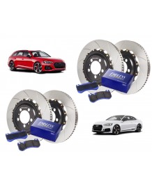 Kit Disques / Plaquettes de freins GIRODISC/ENDLESS pour AUDI RS4 B9 / RS5 F5 (2017+) (Origine Acier)