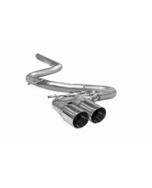 Ligne d'échappement inox Cat-Back SCORPION pour VW Golf 7 7.5 GTD (2013-2020)