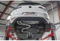 Ligne d'échappement inox Cat-Back SCORPION pour VW Golf 7 7.5 GTD (2013-2020)