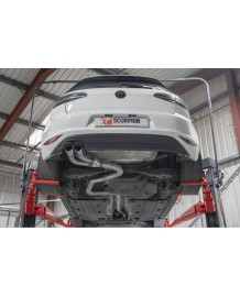 Ligne d'échappement inox Cat-Back SCORPION pour VW Golf 7 7.5 GTD (2013-2020)