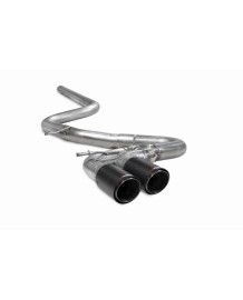 Ligne d'échappement inox Cat-Back SCORPION pour VW Golf 7 7.5 GTD (2013-2020)