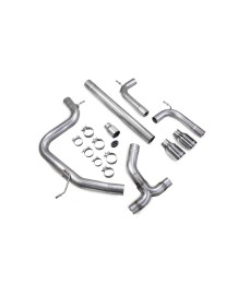 Ligne d'échappement inox Cat-Back SCORPION pour VW Golf 7 7.5 GTD (2013-2020)(look GTI)
