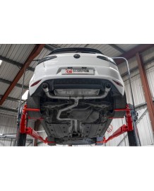 Ligne d'échappement inox Cat-Back SCORPION pour VW Golf 7 7.5 GTD (2013-2020)(look GTI)