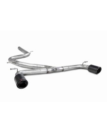 Ligne d'échappement inox Cat-Back SCORPION pour VW Golf 7 7.5 GTD (2013-2020)(look GTI)