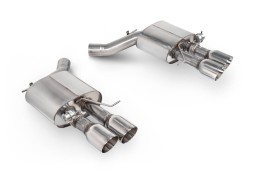 Silencieux d'échappement inox à valves SCORPION pour BMW M5 F10 (2011-2016)