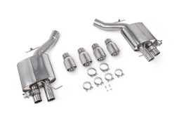 Silencieux d'échappement inox à valves SCORPION pour BMW M5 F10 (2011-2016)