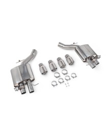 Silencieux d'échappement inox à valves SCORPION pour BMW M5 F10 (2011-2016)