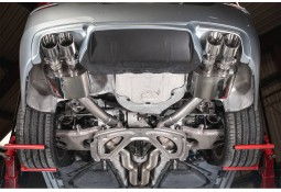 Silencieux d'échappement inox à valves SCORPION pour BMW M5 F10 (2011-2016)