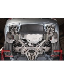 Silencieux d'échappement inox à valves SCORPION pour BMW M5 F10 (2011-2016)