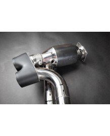 Silencieux d'échappement à valves + Catalyseurs sport CAPRISTO pour PORSCHE 997.2 Turbo / S (2009+)