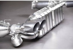 Silencieux d'échappement à valves + Catalyseurs sport CAPRISTO pour PORSCHE 997.1 Turbo / S (-2008)