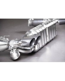 Silencieux d'échappement à valves + Catalyseurs sport CAPRISTO pour PORSCHE 997.1 Turbo / S (-2008)