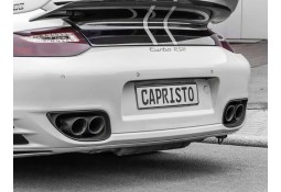 Silencieux d'échappement à valves + Catalyseurs sport CAPRISTO pour PORSCHE 997.1 Turbo / S (-2008)