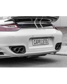 Silencieux d'échappement à valves + Catalyseurs sport CAPRISTO pour PORSCHE 997.1 Turbo / S (-2008)