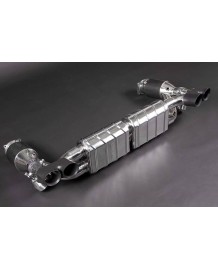 Silencieux d'échappement à valves + Catalyseurs sport CAPRISTO pour PORSCHE 997.1 Turbo / S (-2008)