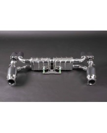Silencieux d'échappement à valves + Catalyseurs sport CAPRISTO pour PORSCHE 997.1 Turbo / S (-2008)