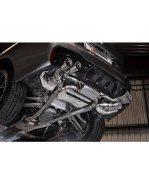 Ligne d'échappement inox Fap-Back à valves SCORPION pour BMW M5 F90 + COMPETITION (2017-2020)