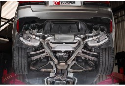 Ligne d'échappement inox Fap-Back à valves SCORPION pour BMW M5 F90 + COMPETITION (2017-2020)