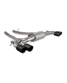 Ligne d'échappement inox Fap-Back à valves SCORPION pour BMW M5 F90 + COMPETITION (2017-2020)