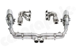 Echappement CARGRAPHIC Porsche 911 Carrera 2/4/S/GTS (997.2) -Ligne complète look GT3 à valves