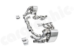 Echappement CARGRAPHIC Porsche 911 Carrera 2/4/S/GTS (997.2) -Ligne complète à valves