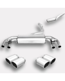 Echappement inox REMUS pour VW Golf 7.5R Facelift FAP(12/2018+) - Ligne Fap-Back à valves Homologuée