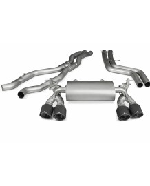 Echappement inox REMUS pour BMW M4 F82 / M3 F80 (2014-2018)- Ligne Cat-Back à valves Race
