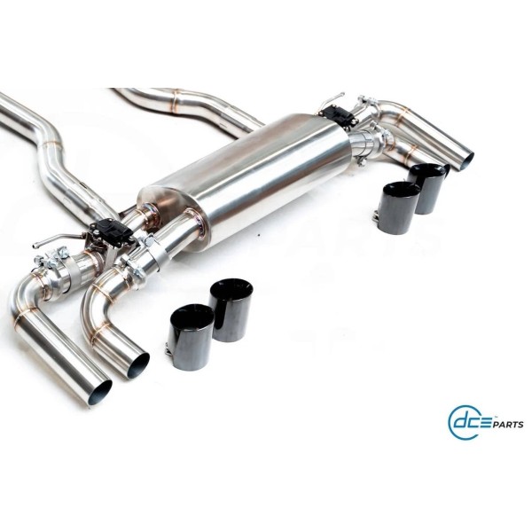 Echappement inox DCE PARTS pour BMW 840i G14 G15 (2018+)-Silencieux à valves