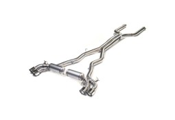 Echappement inox REMUS pour BMW M5 F90 600Ch sans FAP (2017-2018) - Ligne Cat-Back à valves Racing