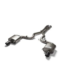 Echappement inox REMUS pour FORD Mustang 5.0 GT MK6 (2015-08/2017)- Ligne Cat-Back à valves Homologuée