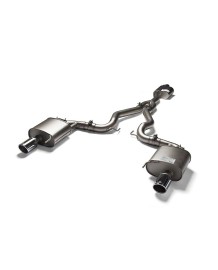 Echappement inox REMUS pour FORD Mustang 2.3 EcoBoost MK6 (2015-08/2017)- Ligne Cat-Back à valves Homologuée