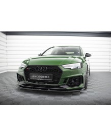 Spoiler / Lame de pare-chocs avant Audi RS4 B9 Avant (2017-2019)