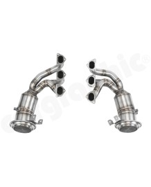 Collecteurs + catalyseurs / Filtres à particules Sport CARGRAPHIC pour PORSCHE 992.1 GT3 RS + GT3 (2020+)