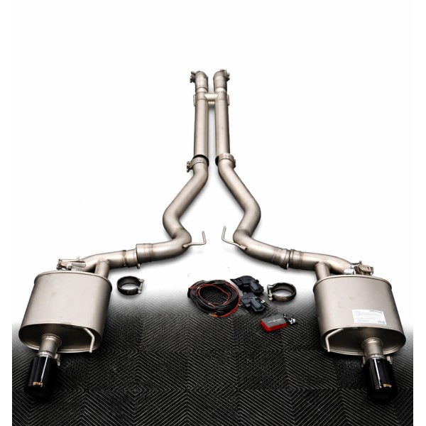 Echappement inox REMUS pour Ford Mustang 5.0 GT (2015-08/2017)- Ligne Cat-Back à valves Race