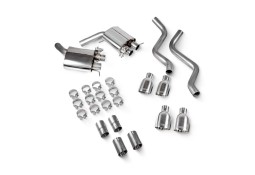 Ligne d'échappement inox Fap-Back à valves SCORPION pour RANGE ROVER SPORT SVR 5.0 V8 Facelift (2018-2022)