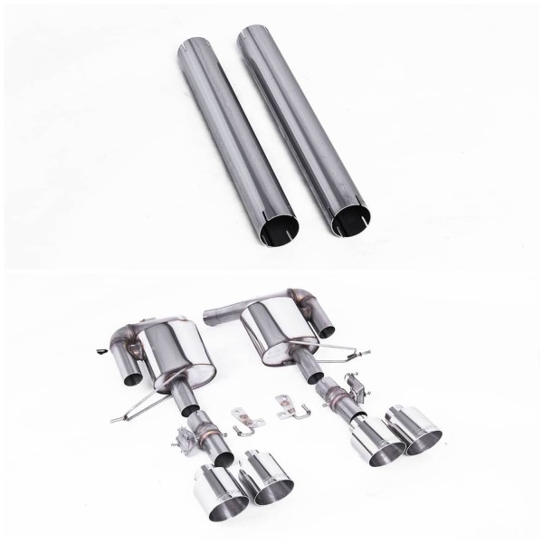 Ligne d'échappement inox MILLTEK Range Rover SPORT SVR 5.0 V8 L494 (2018-2022)