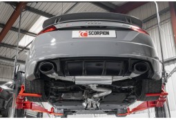 Ligne d'échappement inox Cat/Fap-Back à valves SCORPION pour AUDI TT RS 8S Coupé (2017-2024)