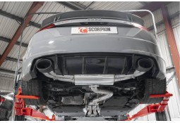 Ligne d'échappement inox Cat/Fap-Back à valves SCORPION pour AUDI TT RS 8S Coupé (2017-2024)(Race)