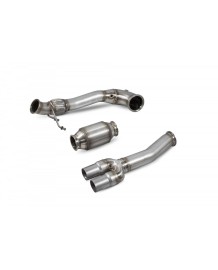Downpipe avec catalyseurs sport SCORPION pour AUDI TT RS 8S sans FAP (2017-2018)