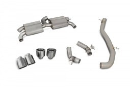Ligne d'échappement inox Cat/Fap-Back à valves SCORPION pour AUDI TTS 8S Coupé (2014-2024)(Race)
