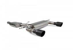 Ligne d'échappement inox Cat-Back à valves SCORPION pour AUDI TT 2.0 TFSI Quattro 8S Coupé (2014-2019)