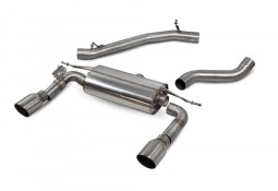 Ligne d'échappement inox Cat-Back à valves SCORPION pour AUDI TT 2.0 TFSI Quattro 8S Coupé (2014-2019)(Race) Ligne d'échappement inox Cat-Back à valves SCORPION pour AUDI TT 2.0 TFSI Quattro 8S Coupé (2014-2019)(Race)