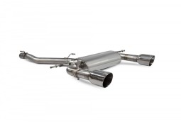 Ligne d'échappement inox Cat-Back à valves SCORPION pour AUDI TT 2.0 TFSI Quattro 8S Coupé (2014-2019)(Race)