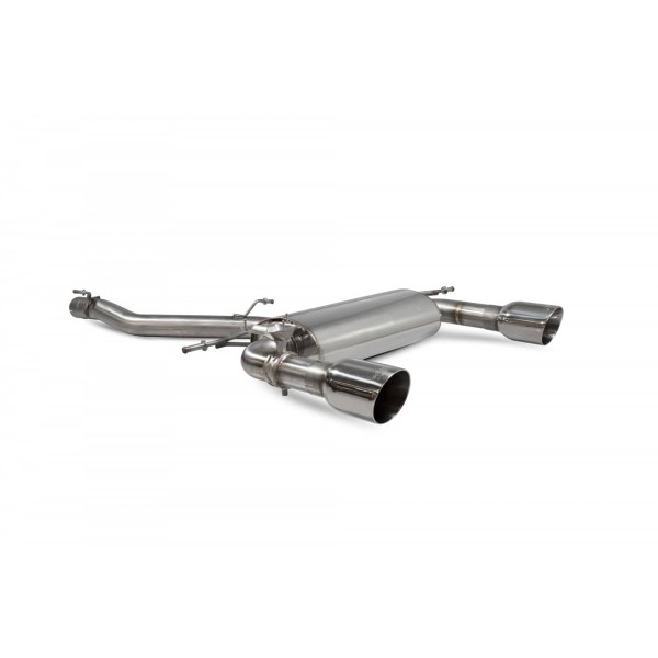 Ligne d'échappement inox Cat-Back à valves SCORPION pour AUDI TT 2.0 TFSI Quattro 8S Coupé (2014-2019)(Race) Ligne d'échappement inox Cat-Back à valves SCORPION pour AUDI TT 2.0 TFSI Quattro 8S Coupé (2014-2019)(Race)