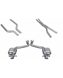 Echappement inox CAPRISTO pour MERCEDES AMG GT63S X290 4 Portes (2019+) - Ligne Cat/Fap-Back à valves Race +