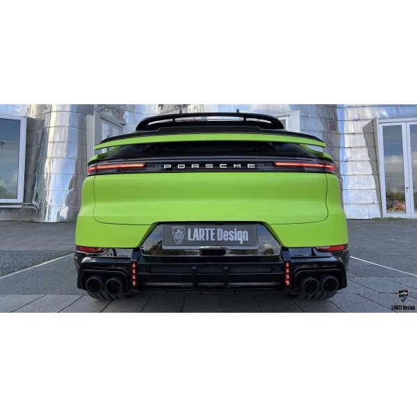 Diffuseur arrière LARTE DESIGN pour PORSCHE Cayenne S Pack Sport Design 9YB E3.2 (2024+)