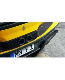 Embouts d'échappement Carbone NOVITEC pour FERRARI 296